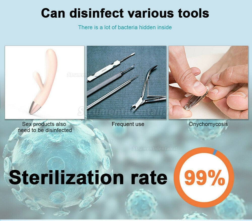 Sterilizzatore UV professionale germicida e battericida tavolo ultravioletto disinfettante scatola per manicure per salone di bellezza e parrucchiere