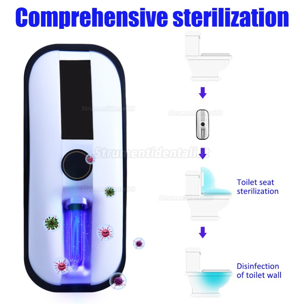 Intelligente Igienizzante Toilette Luce Germicida Ultravioletta Ricaricabile Solare Automatico