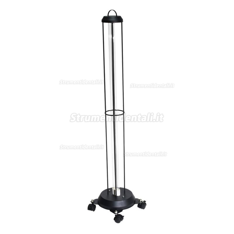 150W Commerciale UV Luce Disinfettante Carrello Ultravioletto Carrello Lampada Germicida UVC Sterilizzatore con Sensori Radar