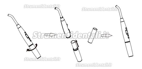 VRN® V200 Lampade per fotopolimerizzazione sans fil 2000 mw