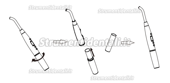 VRN® V200 Lampade per fotopolimerizzazione sans fil 2000 mw