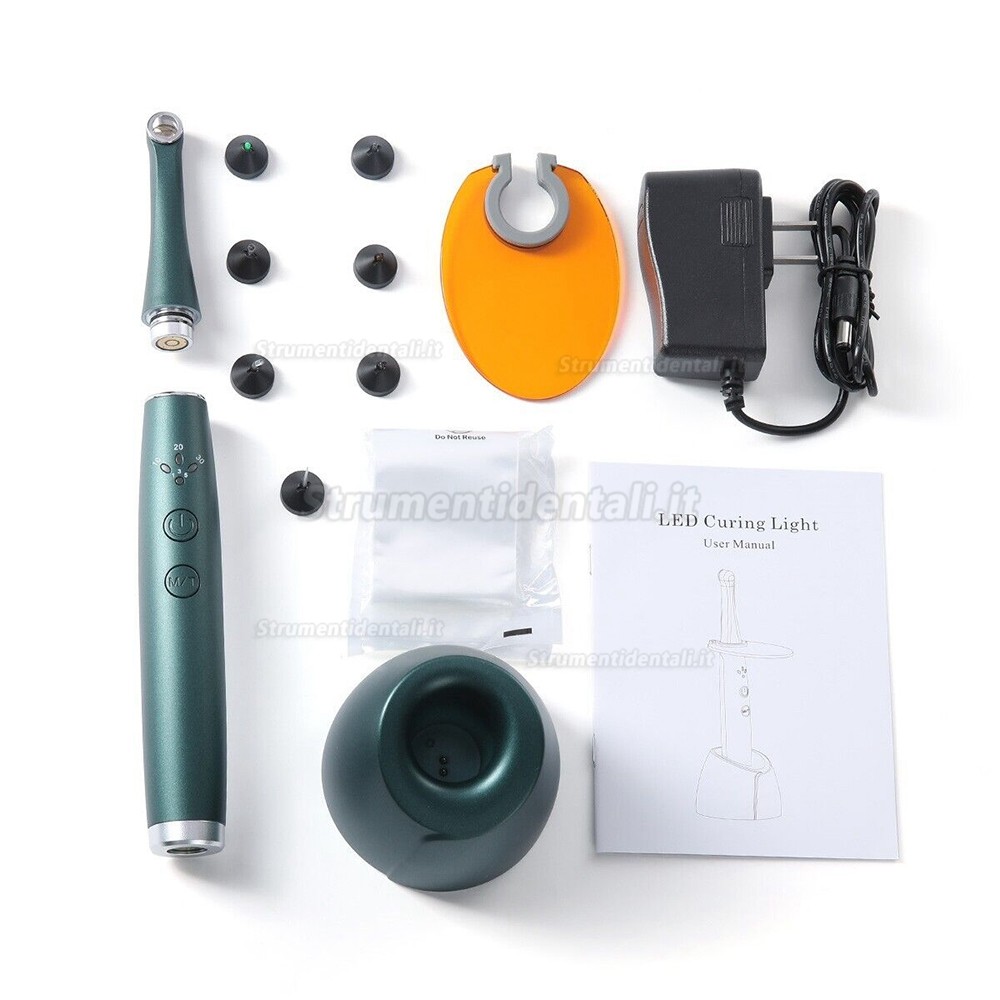 Lampada polimerizzante senza fili odontoiatrica Westcode 32A 385-515nm 2500 mW/cm² Lampada polimerizzante senza fili odontoiatrica Westcode 32A 385-515nm 2500 mW/cm²