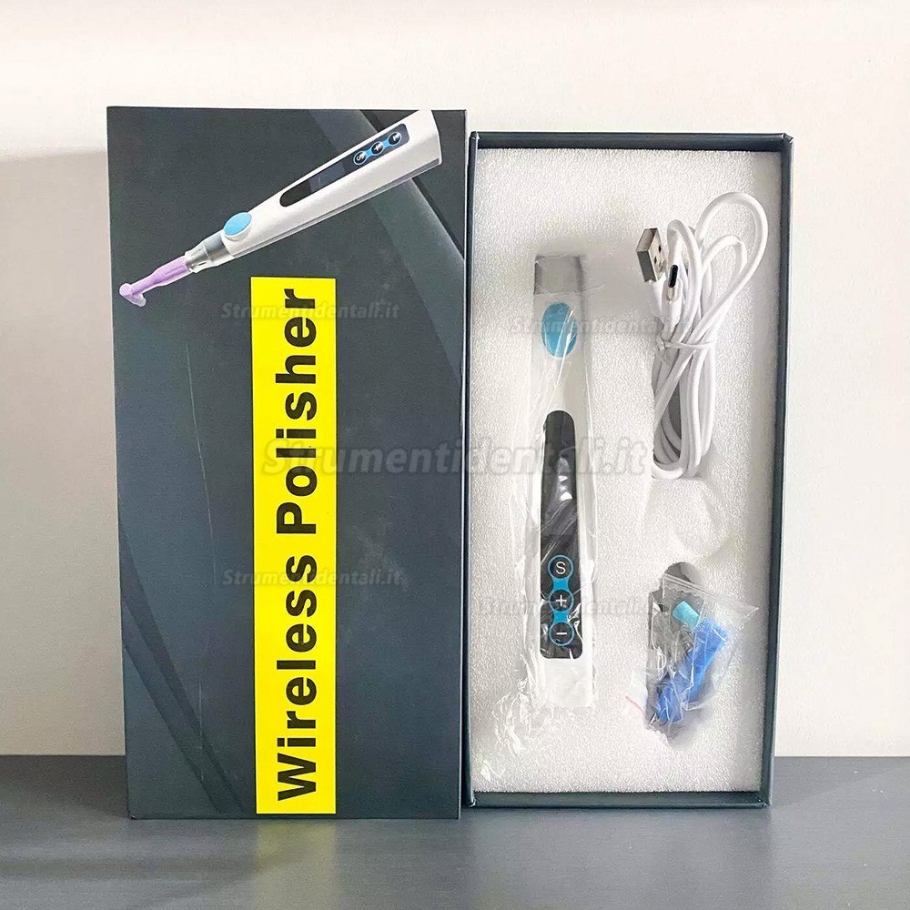 Manipolo elettrico per profilassi igienica senza fili Westcode Dental girevole a 360° Manipolo elettrico per profilassi igienica senza fili Westcode Dental girevole a 360°