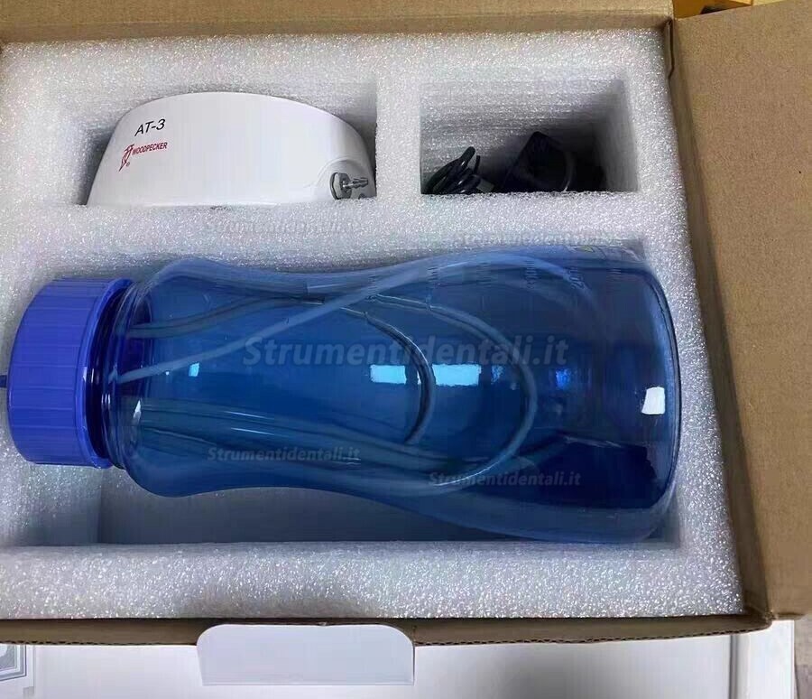 Sistema automatico di approvvigionamento idrico dentale Woodpecker AT-3 per ablatori ad ultrasuoni Sistema automatico di approvvigionamento idrico dentale Woodpecker AT-3 per ablatori ad ultrasuoni