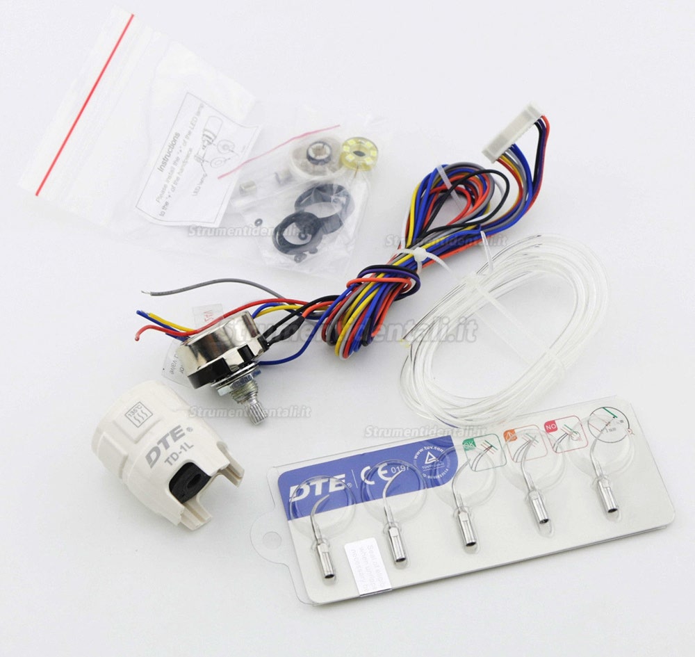 Woodpecker DTE V2 LED Piezo Ultrasonico del Ablatore Originale per Sedia Dentaria Woodpecker DTE V2 LED Piezo Ultrasonico del Ablatore Originale per Sedia Dentaria