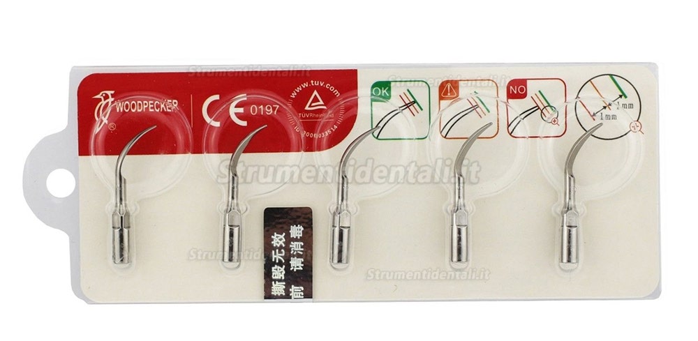 Woodpecker® G1 Piezo Inserti Compatibile EMS&UDS 5PZ Woodpecker® G1 Piezo Inserti Compatibile EMS&UDS 5PZ