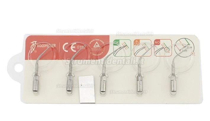 5Pcs Woodpecker® P3 Insertos de Periodoncia EMS Compatible