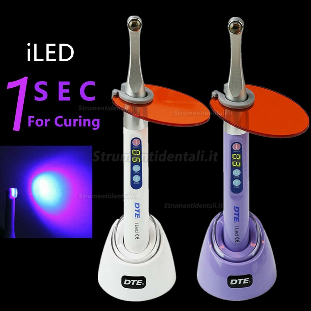 Lampada polimerizzante odontoiatrica Woodpecker iLED Plus (Testa in metallo, 2500mw/c㎡) Lampada polimerizzante odontoiatrica Woodpecker iLED Plus (Testa in metallo, 2500mw/c㎡)