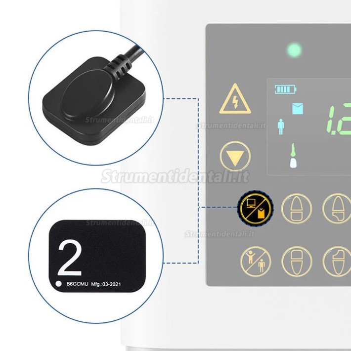 Kit radiografico endorale (radiografico endorale portatile + sensore rvg dentista)