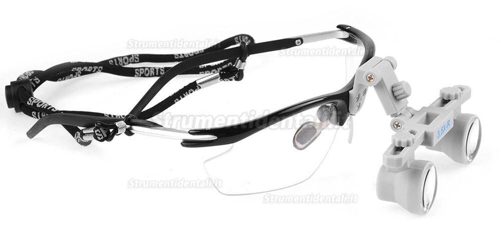 Occhialini ingrandenti per dentisti YOYU DY-116 3.5X-R con cornice presbiopia Occhialini ingrandenti per dentisti YOYU DY-116 3.5X-R con cornice presbiopia