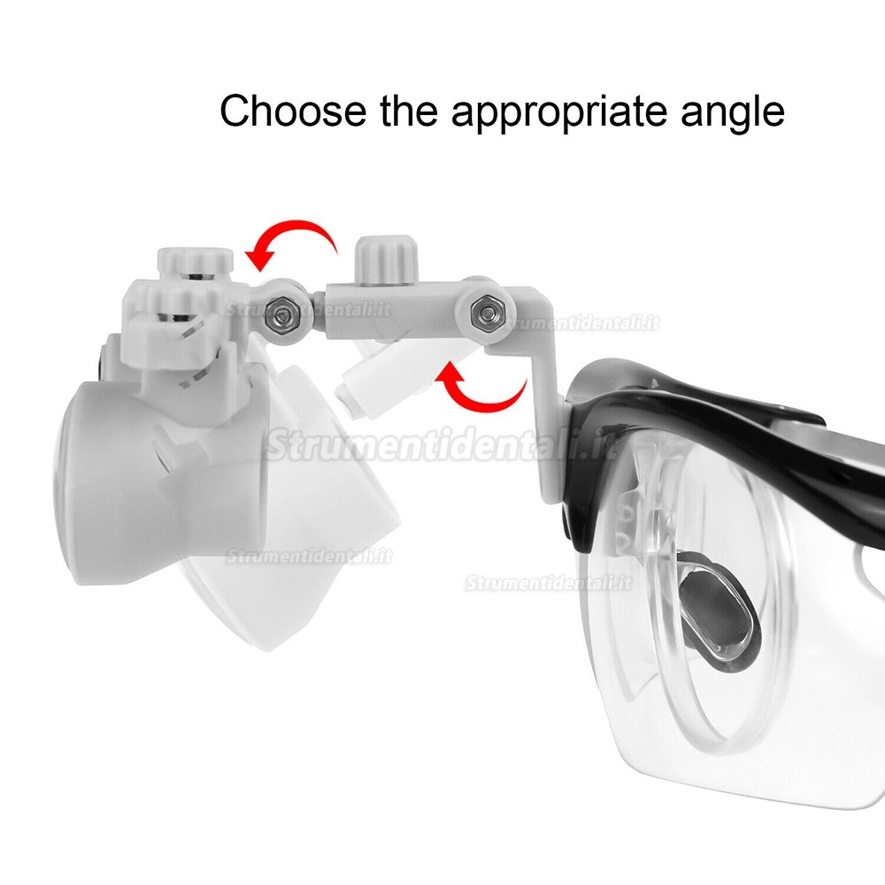 Occhialini ingrandenti per dentisti YOYU DY-116 3.5X-R con cornice presbiopia Occhialini ingrandenti per dentisti YOYU DY-116 3.5X-R con cornice presbiopia