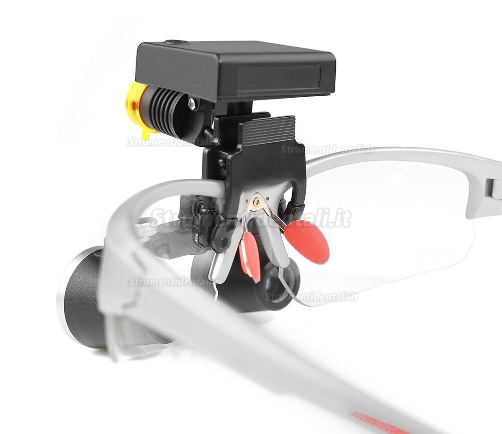 Occhialini binoculari dentali YUYO DY-117 3.5X + Faro LED senza fili 3W DY-010 Occhialini binoculari dentali YUYO DY-117 3.5X + Faro LED senza fili 3W DY-010