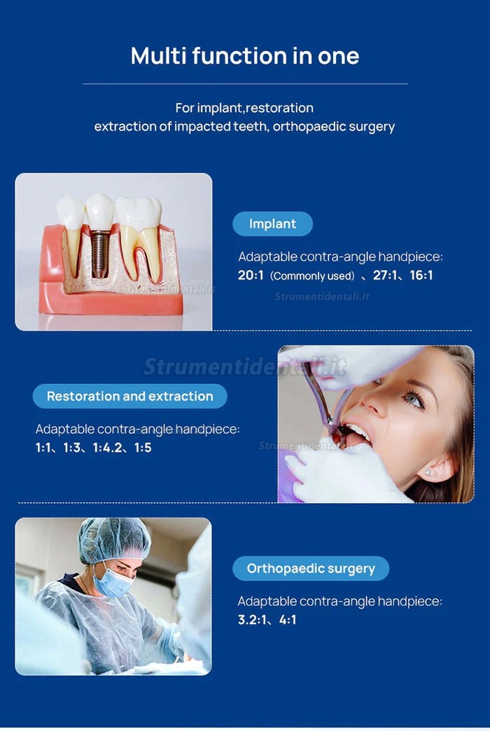 Yahope IMPLANT surg motore implantare dentale micromotore implantologia