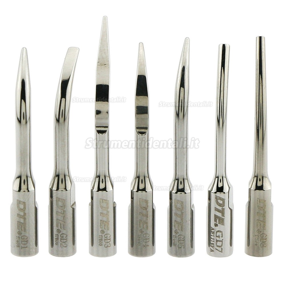 10 Pezzi Woodpecker DTE Dentale Scaling Sopragengivale Punte per Ablatore Compatibile NSK SATELEC