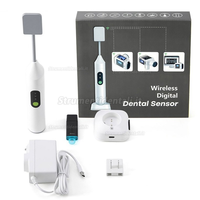 Radiografico endorale portatile con schermo incorporato + Sensore rvg dentale iRay Pluto 0002XW