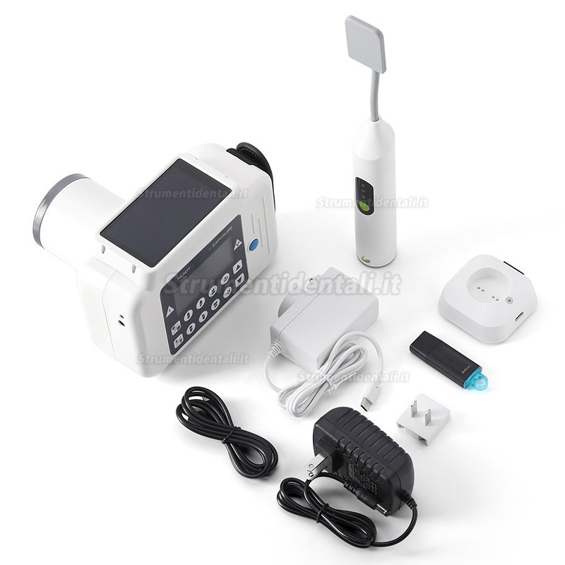 Radiografico endorale portatile con schermo incorporato + Sensore rvg dentale iRay Pluto 0002XW