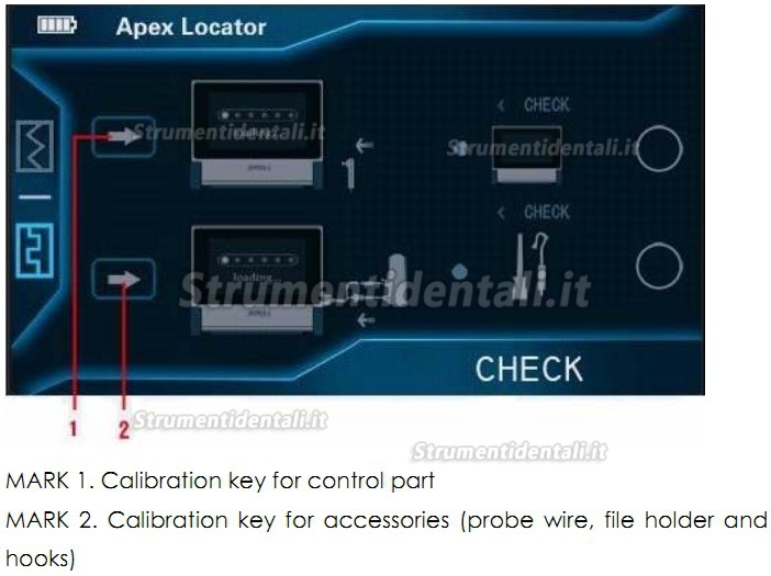 Denjoy® IFINDER Rilevatore apicale Touch Screen