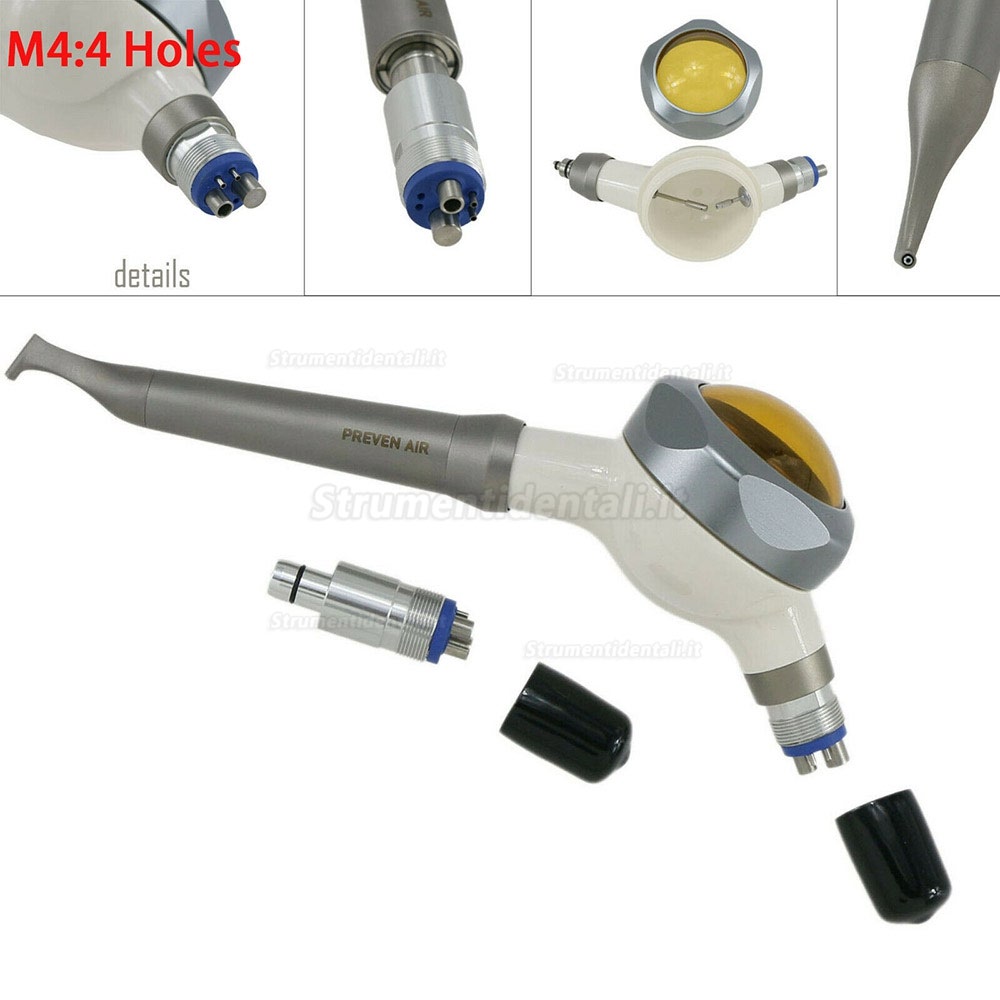 Lucidatrice a Getto di Profilassi Igienica a Flusso d'Aria Dentale Adatta 2/4 Fori Lucidatrice a Getto di Profilassi Igienica a Flusso d'Aria Dentale Adatta 2/4 Fori